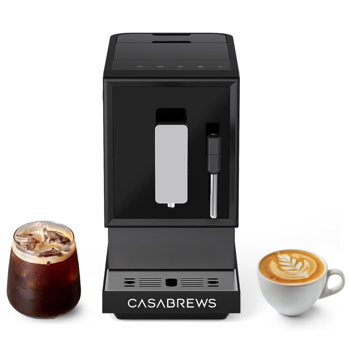 CASABREWS ACAFE Plus, 20 Bar Fully Automatic Espresso Machine, Black
