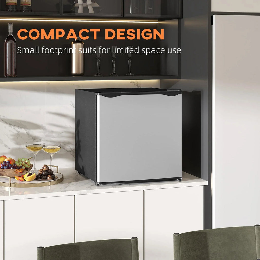 Resenkos 1.1 Cu.Ft Countertop Mini Freezer, Compact Upright Freezer with Removable Shelves, Red