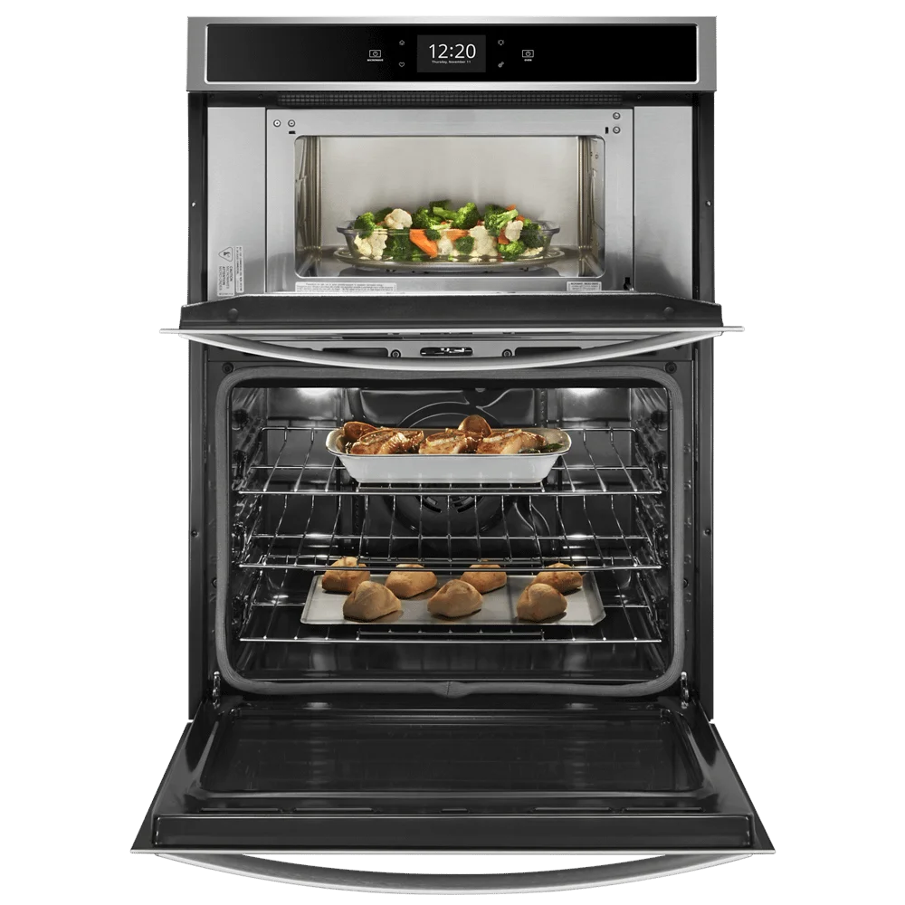 Whirlpool Woc75ec0h 30" Wide 6.4 Cu. Ft. Capacity Combination Electric Oven - Stainless