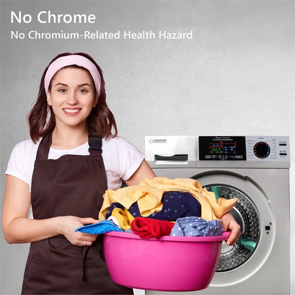 Equator Ver3 Combo Washer Vented/Ventless Dry-1400RPM Color Coded Display Y/B