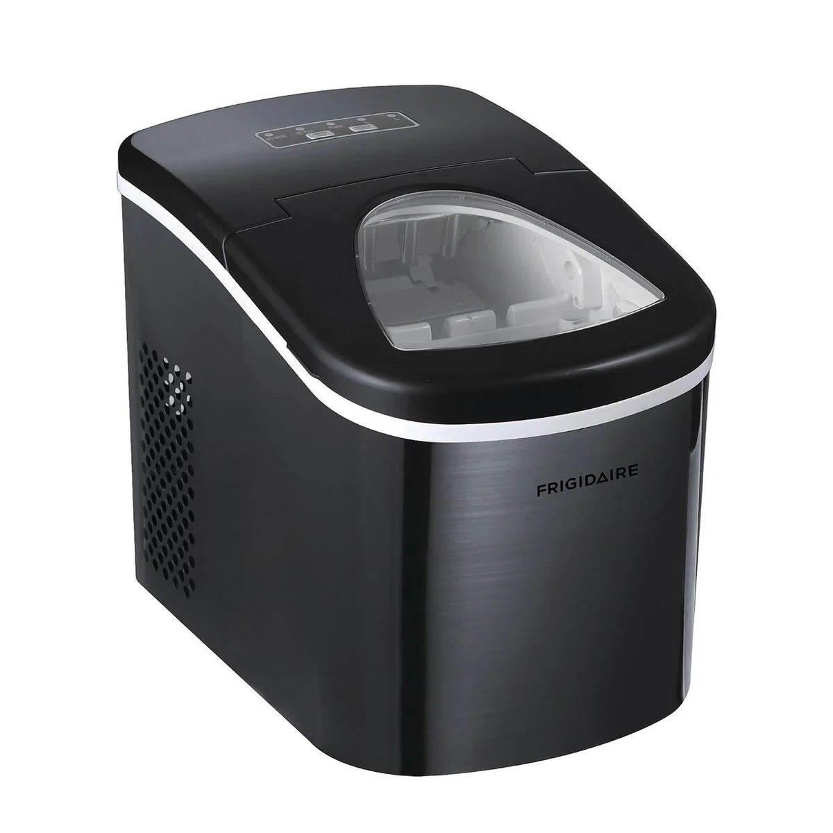 Frigidaire 26 lb. Countertop Ice Maker EFIC117-SS, Red Stainless Steel
