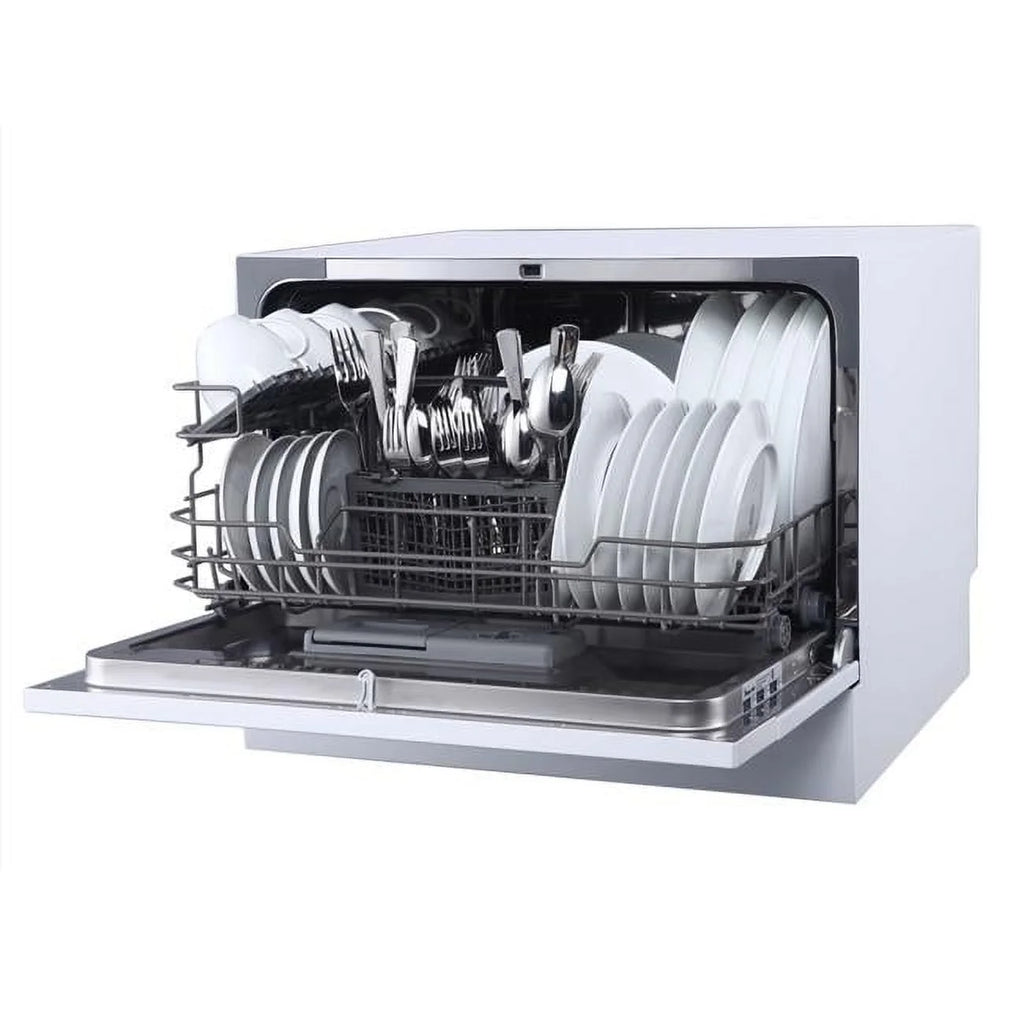 Whynter Countertop Portable Dishwasher, 6 Place Setting, White, LED, Energy Star, White