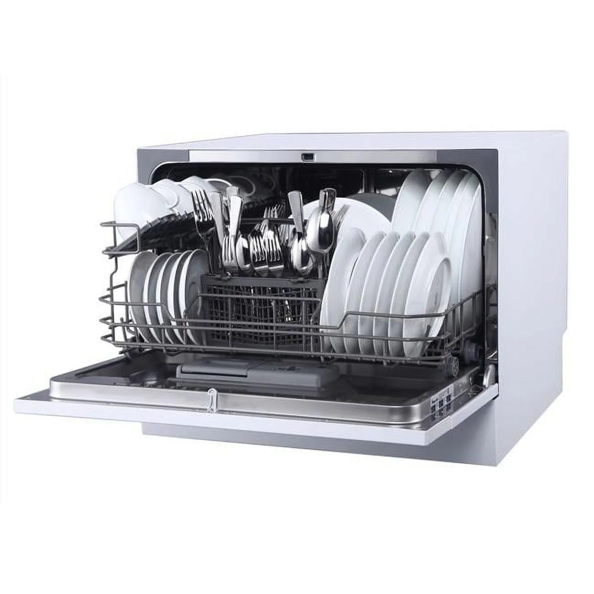 Whynter Countertop Portable Dishwasher, 6 Place Setting, White, LED, Energy Star, White