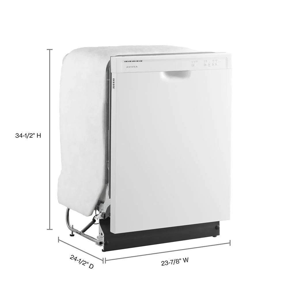 Amana ADB1400AMS Built-In Dishwasher with Front Control, 59 dB