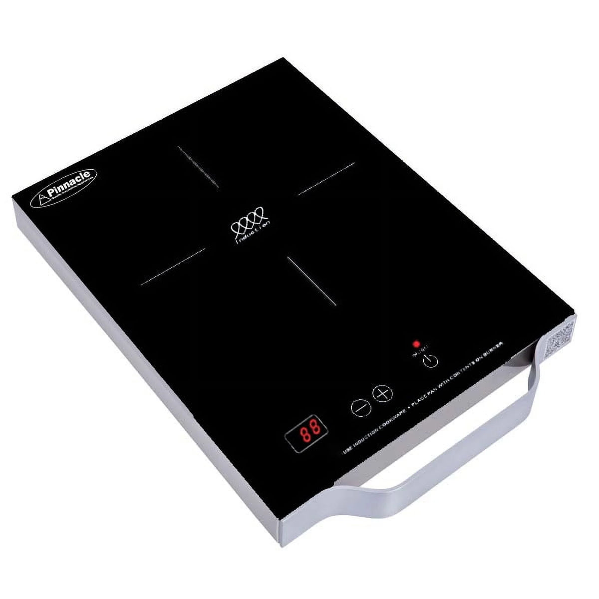 Equator 11inch Portable Single-Burner Induction Cooktop - with Handle in Black