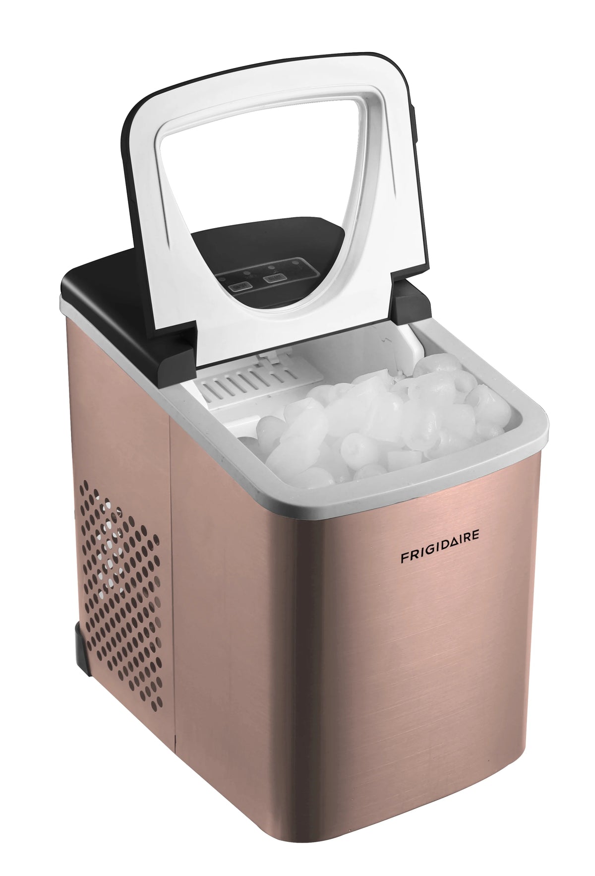 Frigidaire 26 lb. Countertop Ice Maker EFIC117-SS, Red Stainless Steel