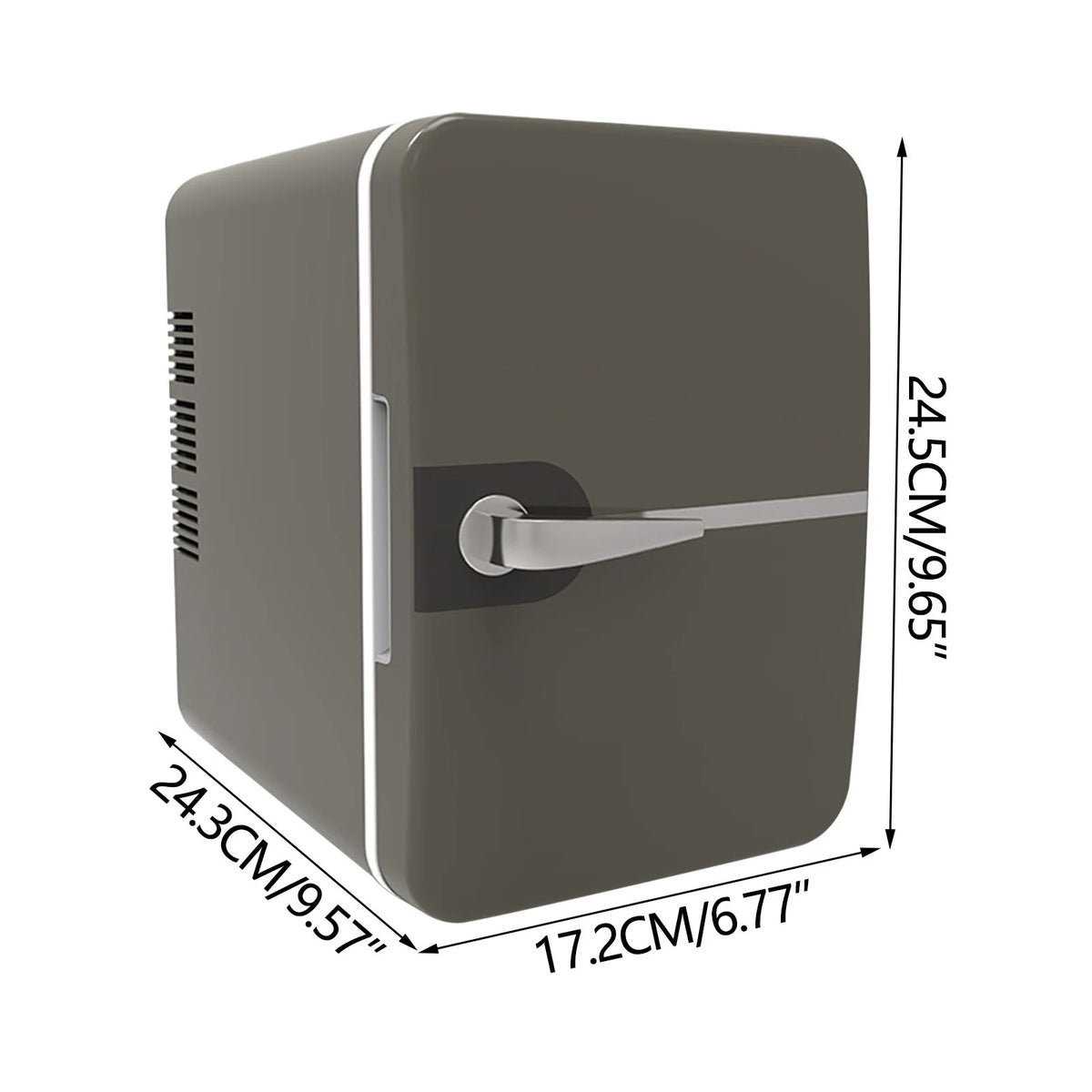 Mini Fridge, Portable Small Refrigerator 6L Cooler Compact Fridge for SkinCare, Food and Drinks, Small Fridge for Bedroom, Dorm, Car, Office Desk