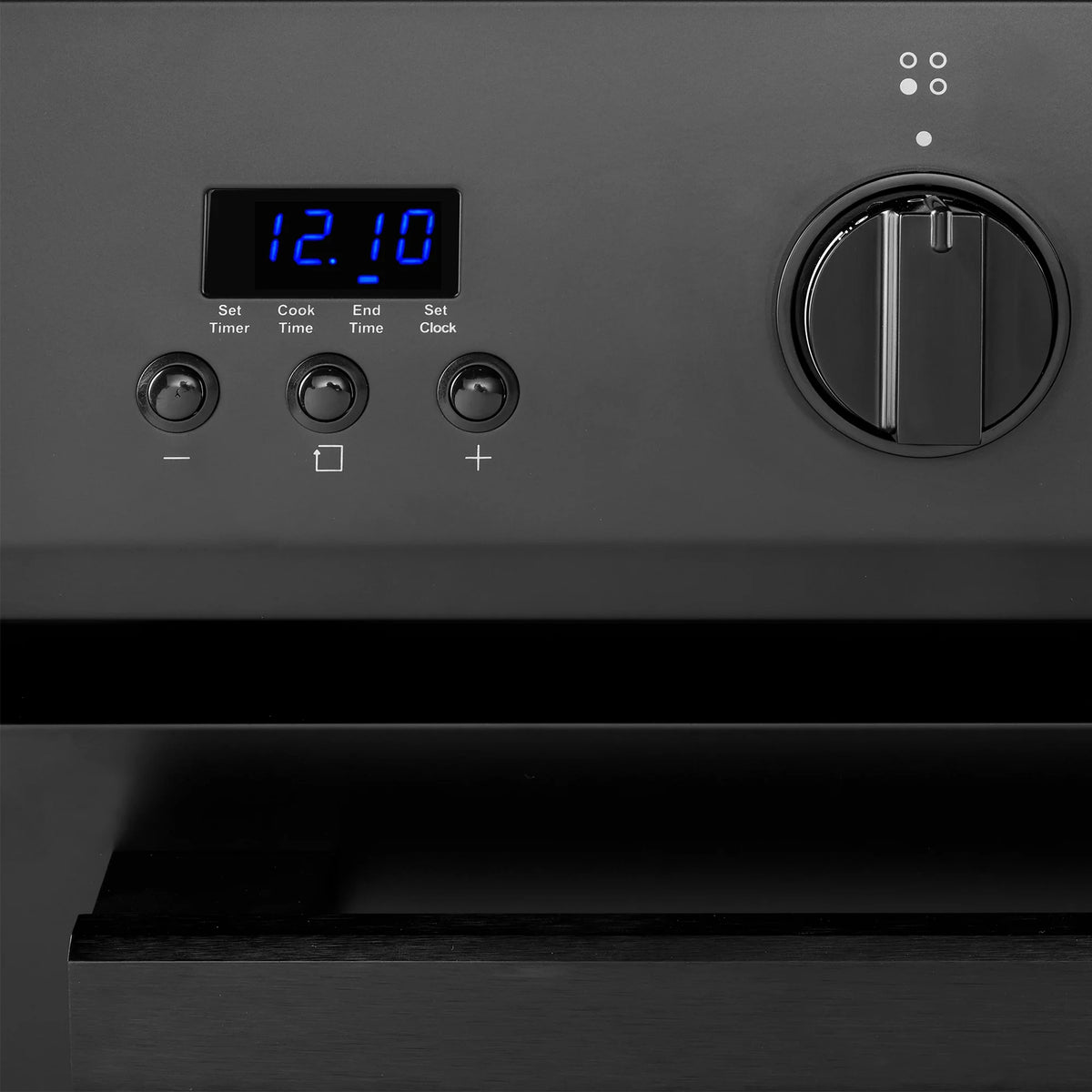 Cosmo 30 in. Stellar Collection 5.0 cu. ft. Electric Range, 4 Burners, Convection Oven in Matte Black