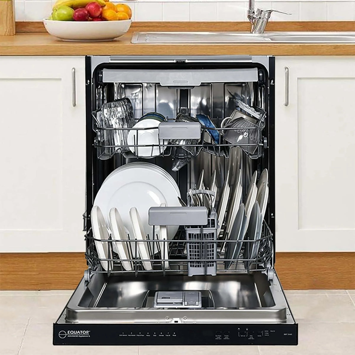 Equator 24 in Dishwasher Top Control 3 Rack 15 place 3.4g QUIET 51 dB 110V EStar
