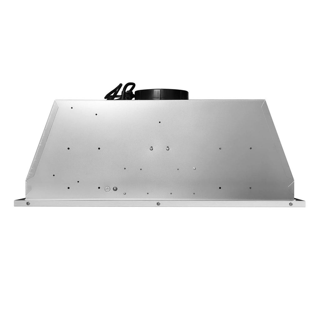 30 in. Insert Range Hood with Push Button Controls in Stainless Steel