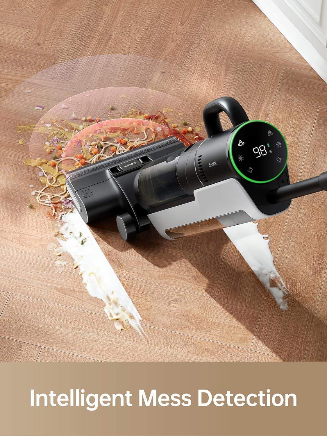Dreame H12 Pro 900ml, 300W HP Wet Dry Vacuum Cleaner for Hard Floors with Accessories Included