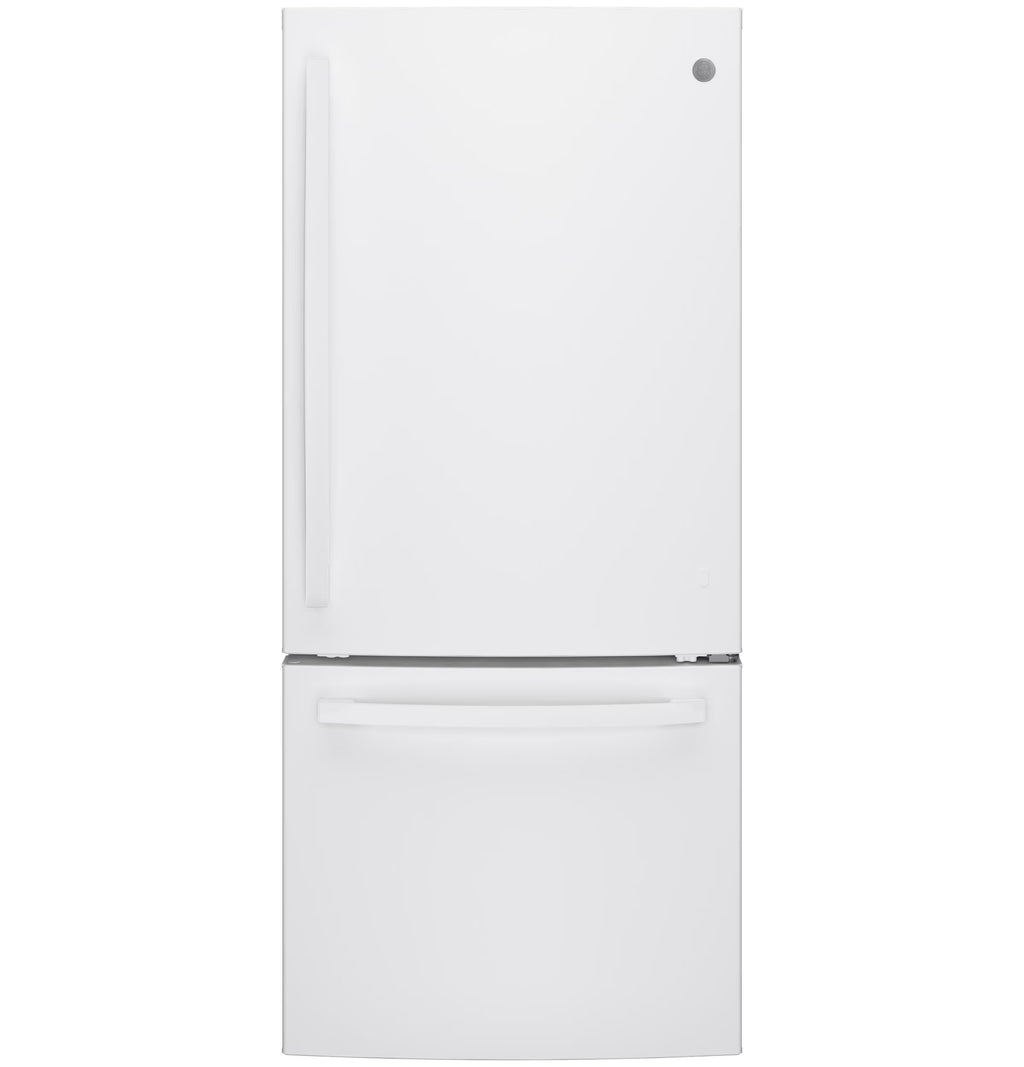 GE APPLIANCES GDE21EGKWW bottom freezer freestanding refrigerator