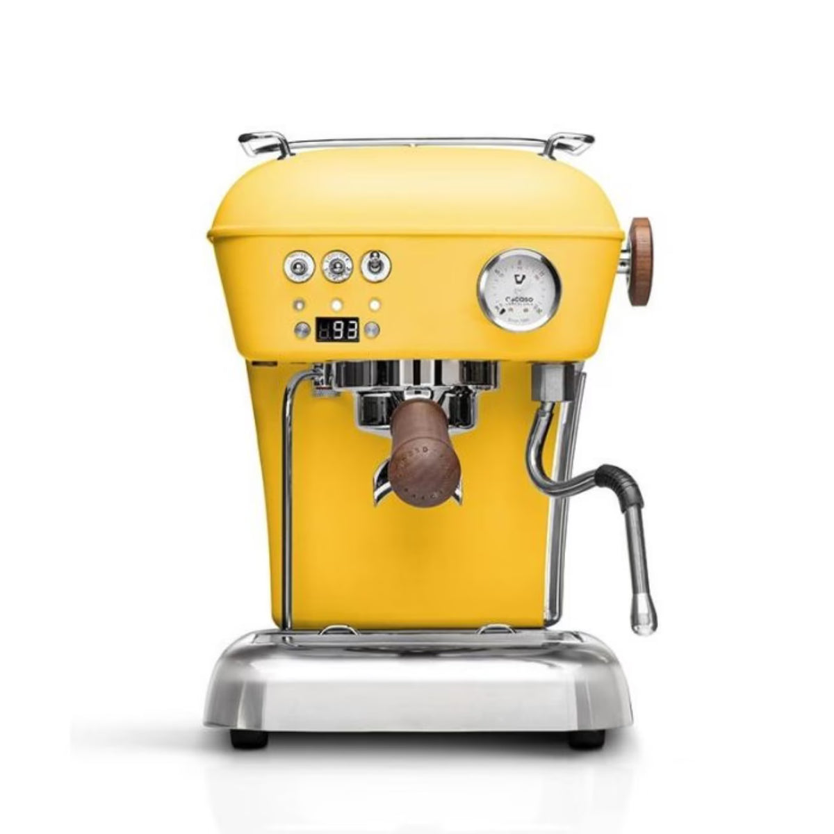 Ascaso Dream PID Programmable Home Espresso Machine w/ Volumetric Controls | 120V | Walnut | Anthracite Gray