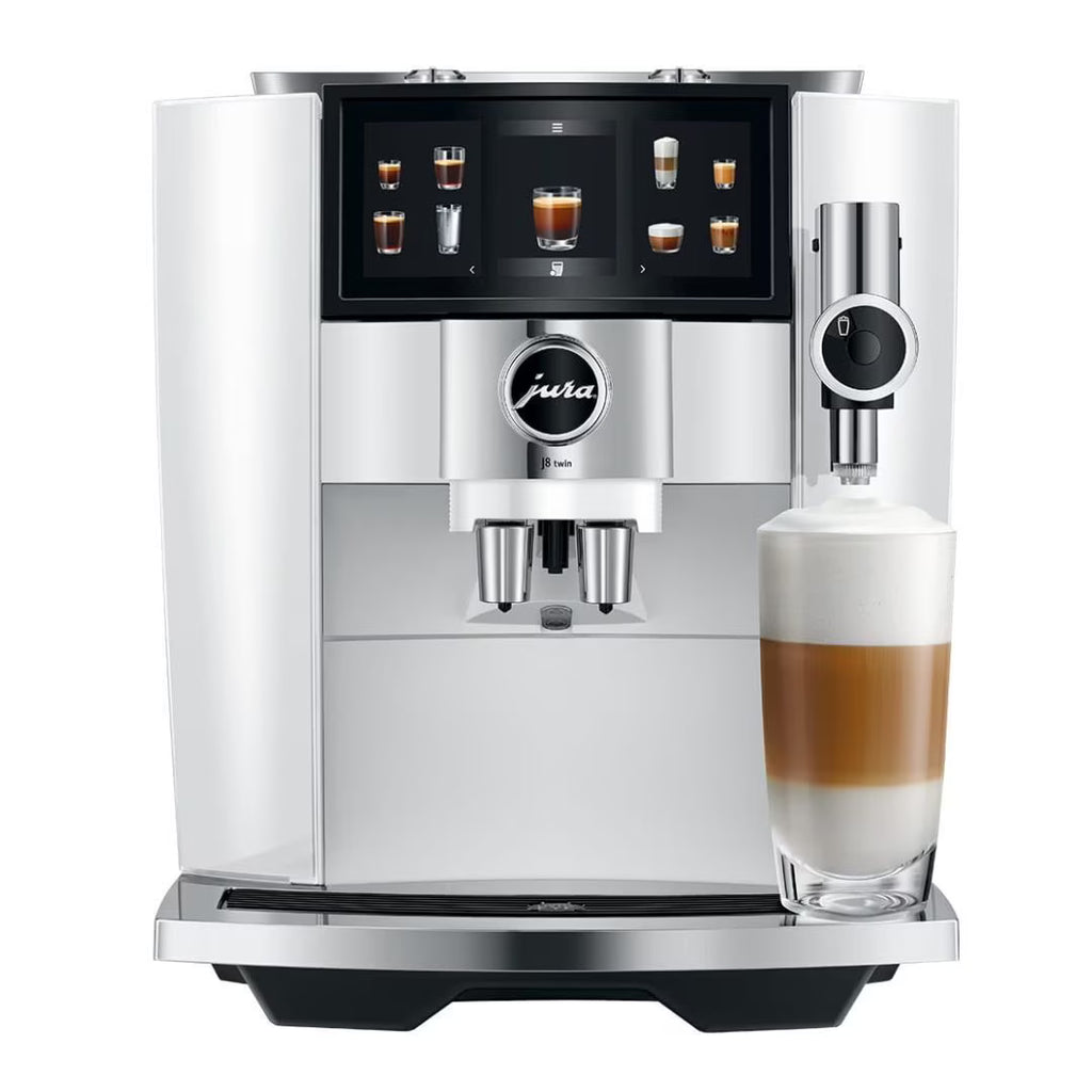 Jura J8 Twin Superautomatic Espresso Machine | 31 Recipes | Diamond Black | 15658