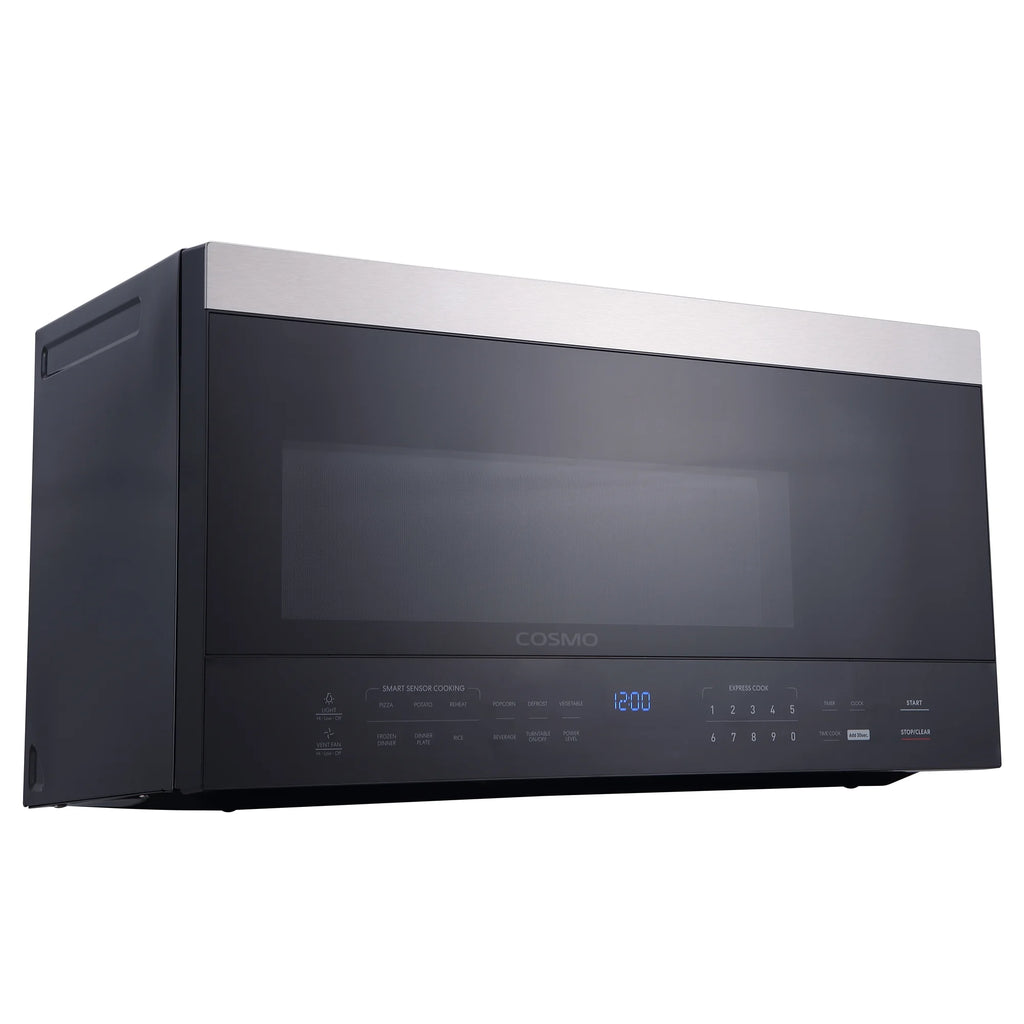 Cosmo 5 Piece Kitchen Appliance Package With 30" Electric Cooktop 30" Single Electric Wall Oven 30" Over-the-range Microwave French Door Refrigerator & 24" Built-in Fully Integrated Dishwasher