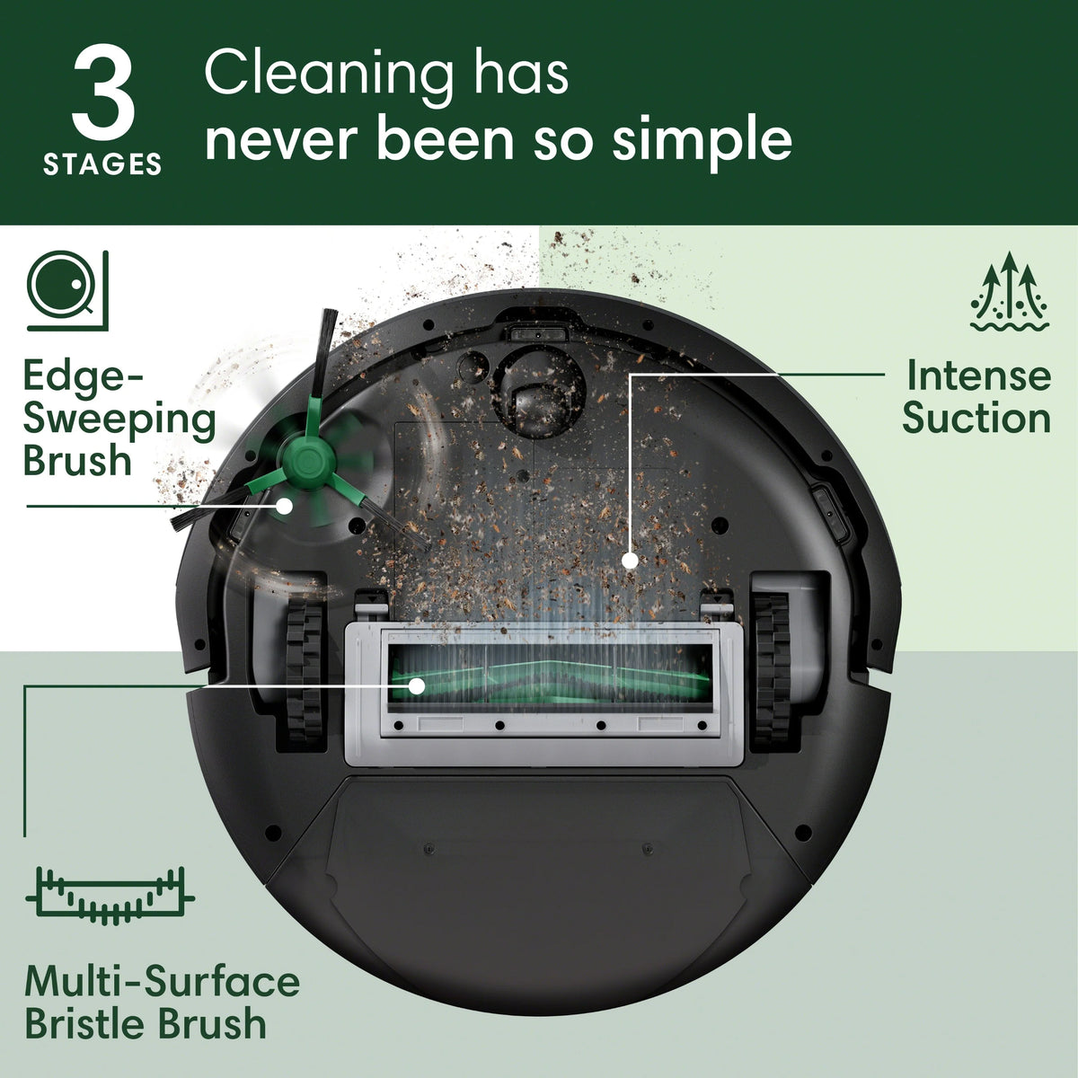 iRobot Roomba 105 Vac Robot Vacuum with AutoEmpty Dock, 75 Days Self-Emptying , Carpet & Hard Floors, Intense Power-Lifting Suction, Avoids Mopping Carpets, LiDAR, Model# Q352020