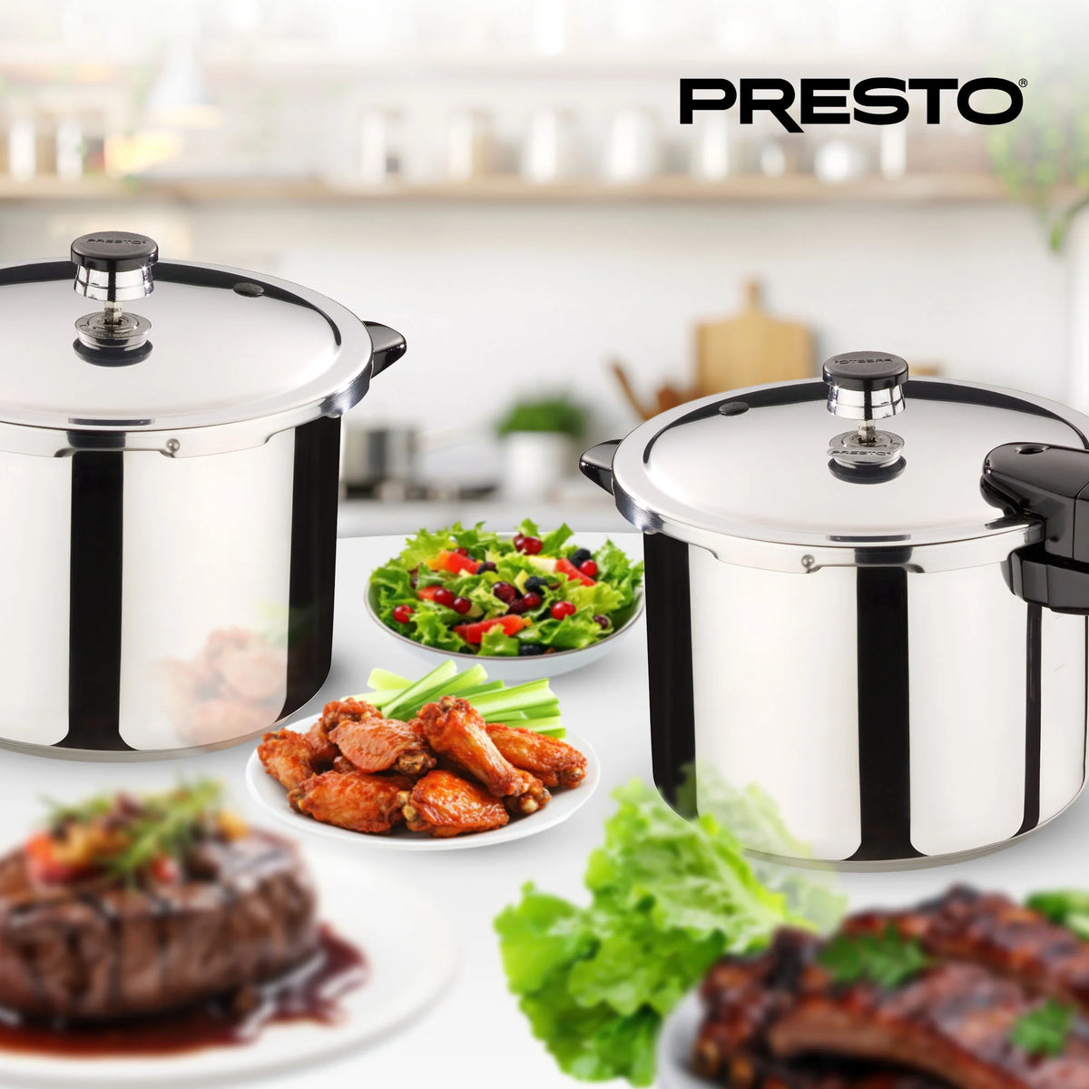 Presto? 6 Quart Stainless Steel Pressure Cooker