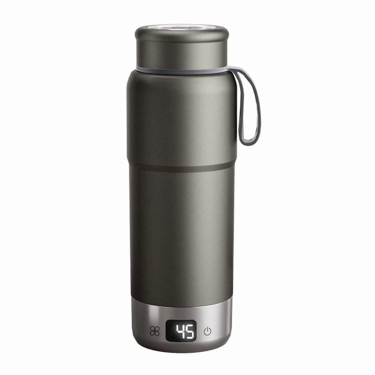 520ml Pure Titanium Portable Electric Kettle �C Travel Kettle Dual Voltage 100V-240V with Temperature Control, Lightweight, Leak-Proof, Fast Boil Mini Kettle for Travel, Office, Hotel, Camping