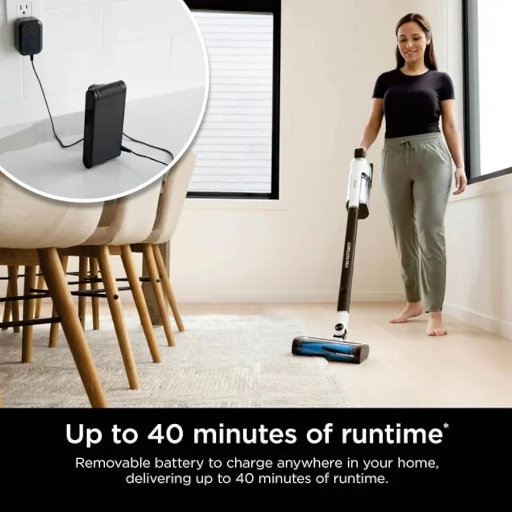 Restored Shark? Cordless Pro Stick Vacuum with Clean Sense IQ Technology, PowerFins PLUS Brushroll, Crevice Tool Included, HEPA Filtration, IZ540H (Refurbished)