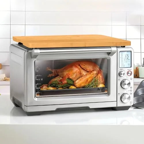 Air Fryer Accessories Compatible with Breville BOV900BSS Smart Oven Air Fryer Pro, Heat Resistant Cutting Board with Feet for Countertop Convection Toaster Oven
