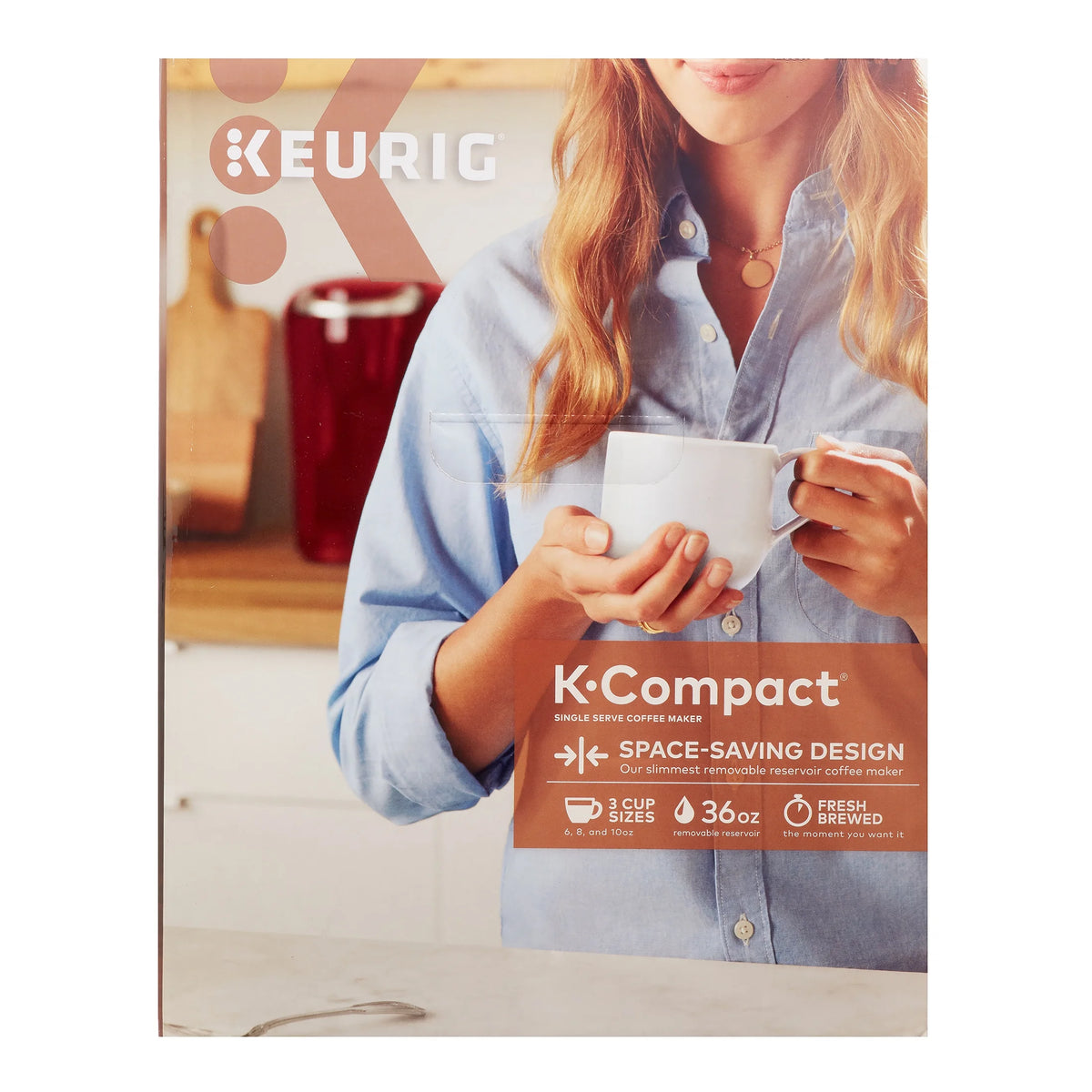 Keurig K-Compact Single-Serve K-Cup Pod Coffee Maker, Black