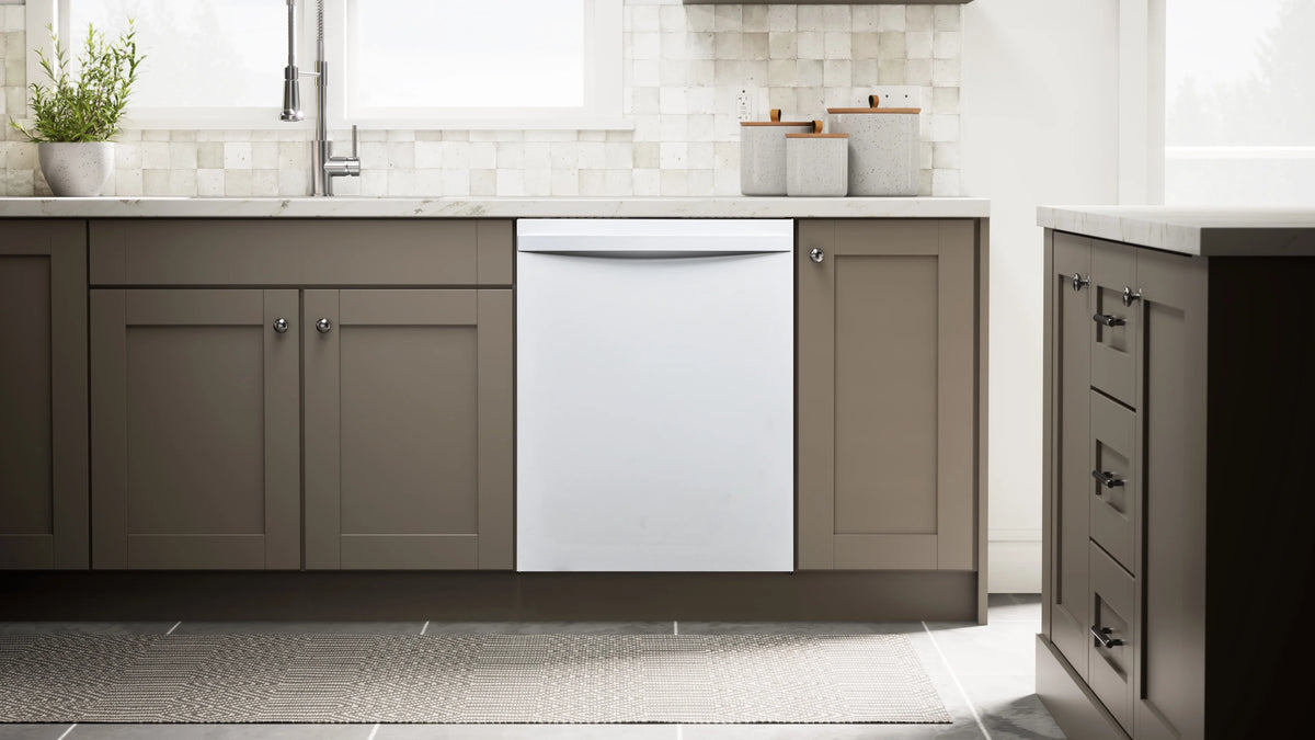 Kenmore 02214622 Built-in 24-inch Stainless Steel Tub Dishwasher, White, 34"H x 24"W x 25"D