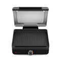 Ninja Sizzle Indoor Grill, 14'' Nonstick Grill Plate, Dishwasher-Safe Removable Mesh Lid, Even Edge-to-Edge Cooking, Black/Silver, GR100