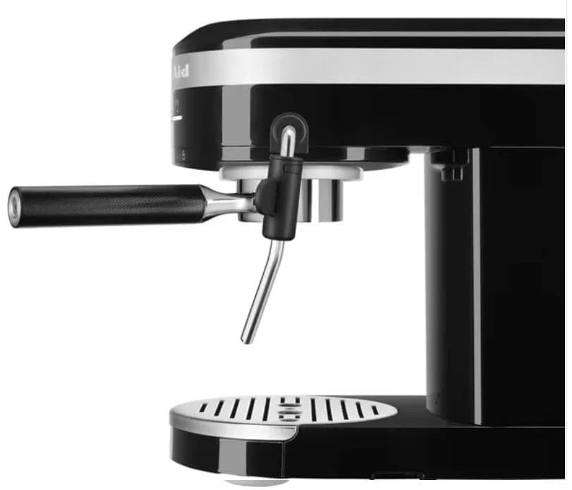 KitchenAid Metal Semi-Automatic Espresso Machine and Automatic Milk Frother Attachment Bundle