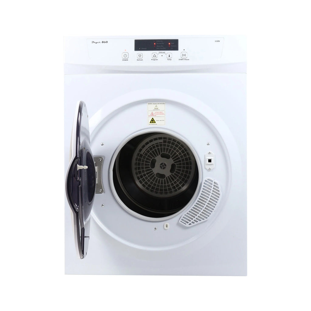 Equator 3.5 cu.ft. 110 V Front Load Compact Standard Vented Sensor Dry/Refresh in White