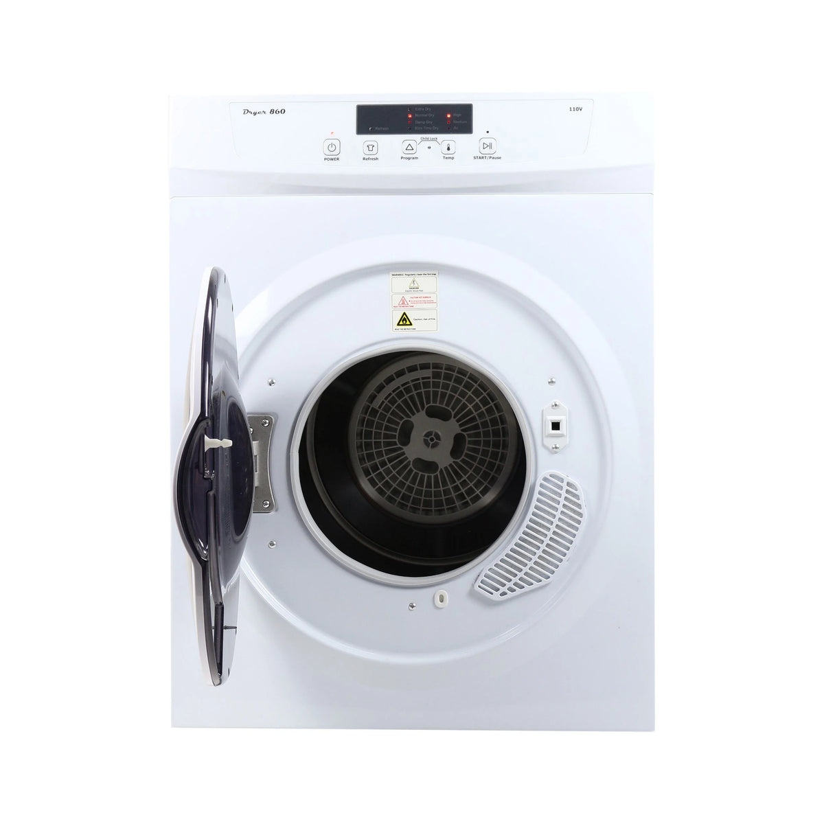Equator 3.5 cu.ft. 110 V Front Load Compact Standard Vented Sensor Dry/Refresh in White