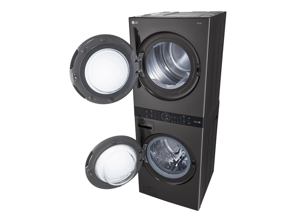 LG WashTower? 4.5 cu ft High-Efficiency Front Load Washer & 7.4 cu ft Gas Dryer Set, White