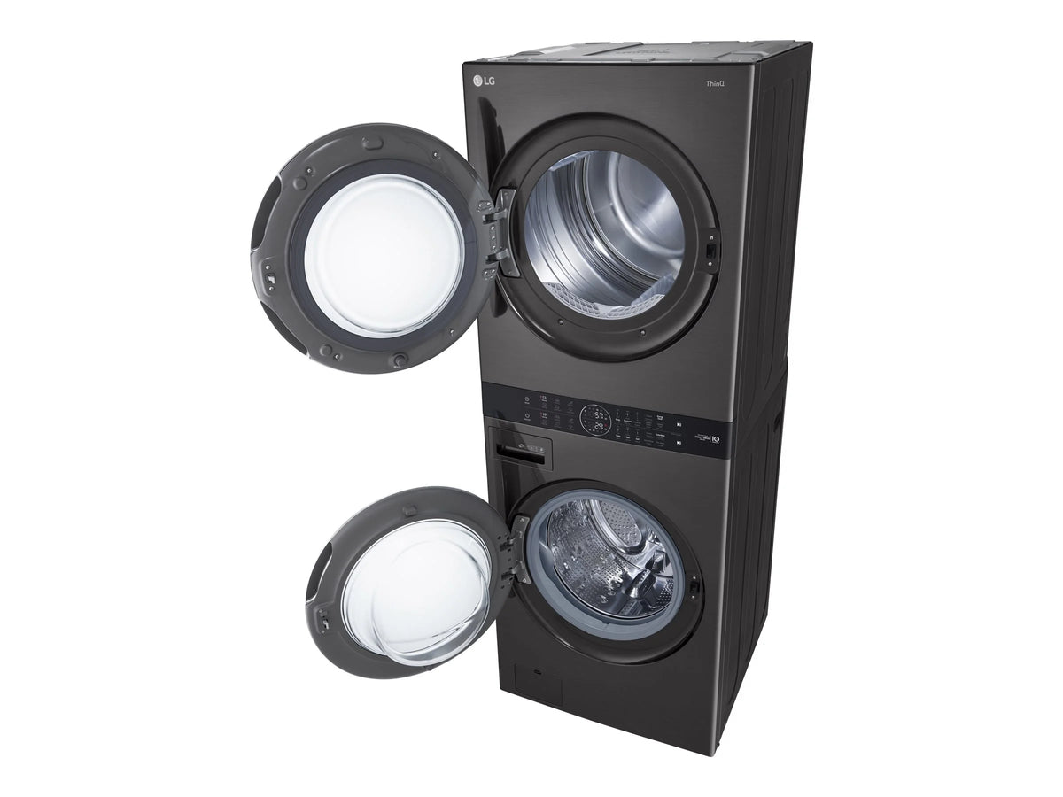LG WashTower? 4.5 cu ft High-Efficiency Front Load Washer & 7.4 cu ft Gas Dryer Set, White