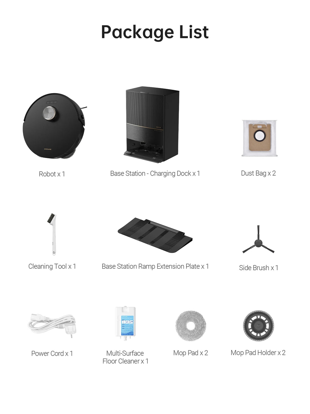 Dreame 2-in-1 Robot Vacuum and Mop, Auto Mop Raising, 7000Pa Suction, Self-Emptying Base, L20 Ultra