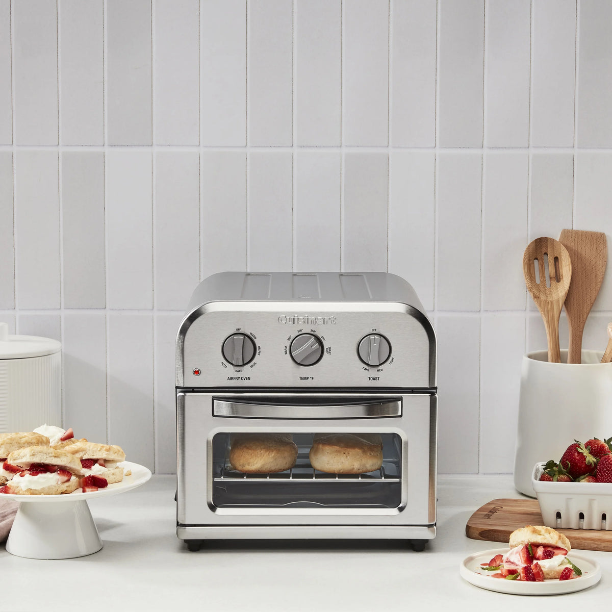 Cuisinart Compact Air Fryer Toaster Oven, Stainless Steel