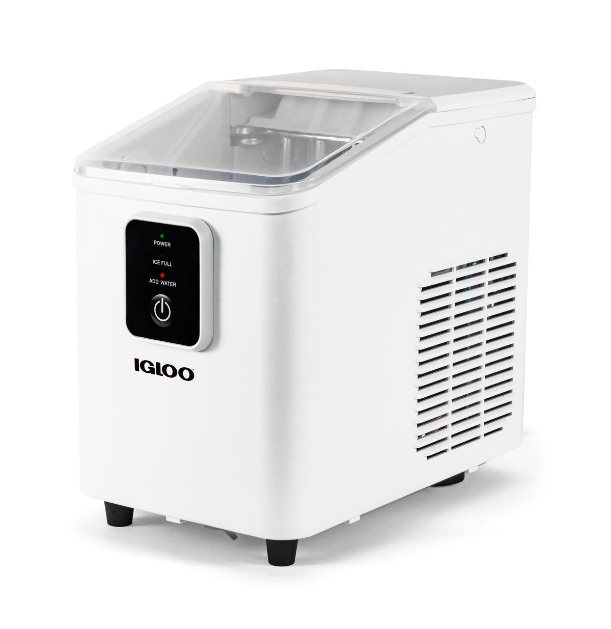 Igloo Self-Cleaning Countertop Ice Maker - Compact and Portable - Creates 26 lbs. Per Day, 8 Pieces Ready Every 7-8 Minutes - Includes Ice Scoop and Basket - Aqua