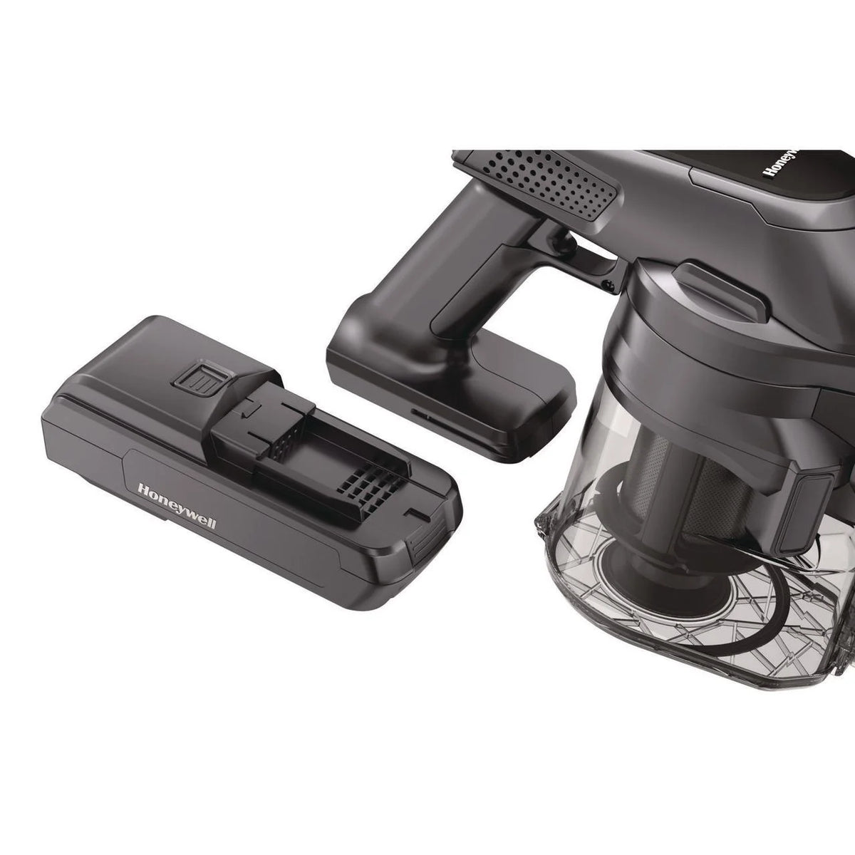 Honeywell Aeromax Pro VC16 Cordless Vacuum, 8.5" Cleaning Path, Dark Silver