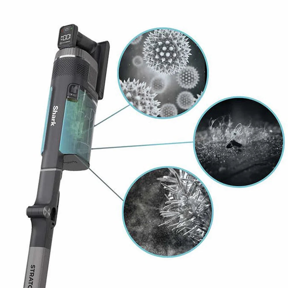 Restored Shark UZ865H Stratos Cordless Stick Vacuum with Clean Sense IQ Bundle with 3 YR CPS Enhanced Protection Pack (Refurbished)