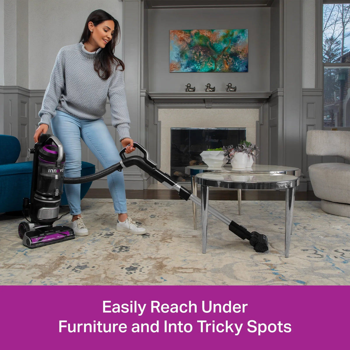 Innova by Eureka Upright Vacuum with Whirlwind Anti-Tangle Technology, NEU700, New