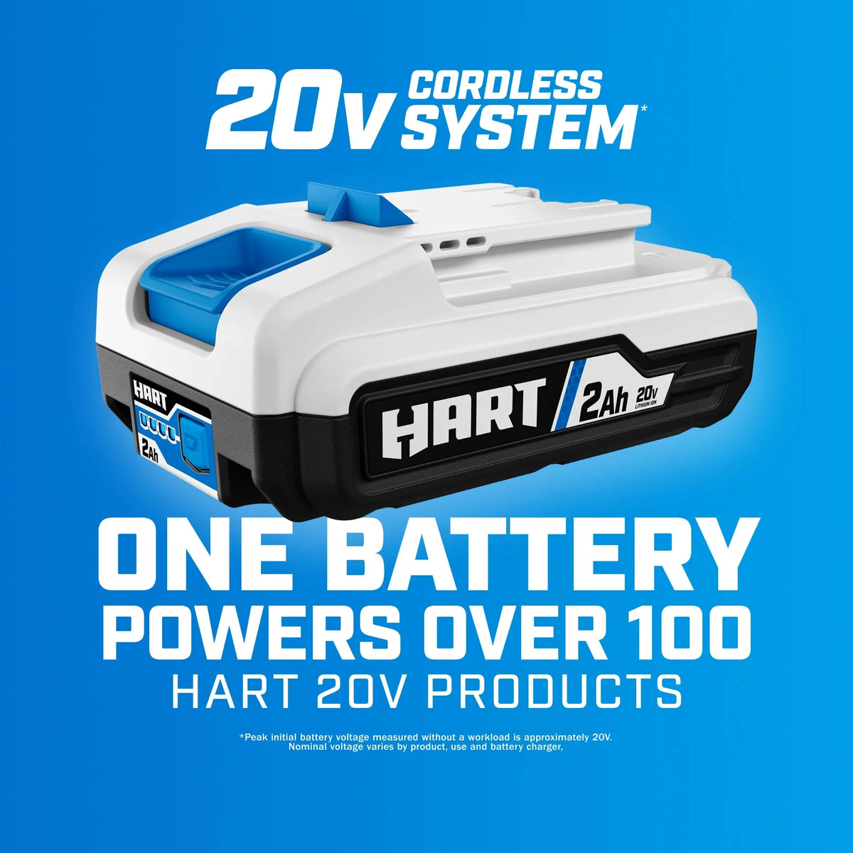 HART 20V Cordless Stick Vacuum (Battery Not Included)