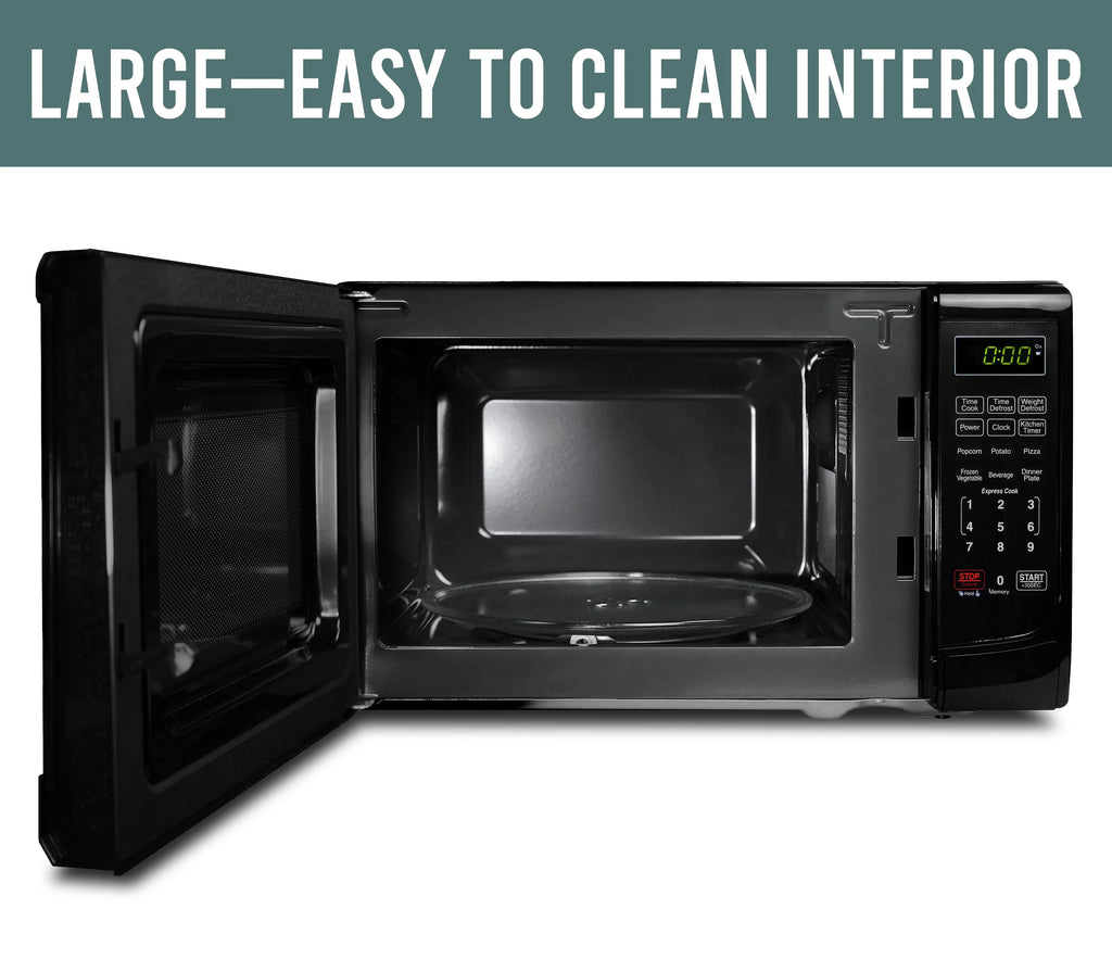 Farberware Classic 0.9 Cu. Ft 900-Watt Microwave Oven, Stainless Steel