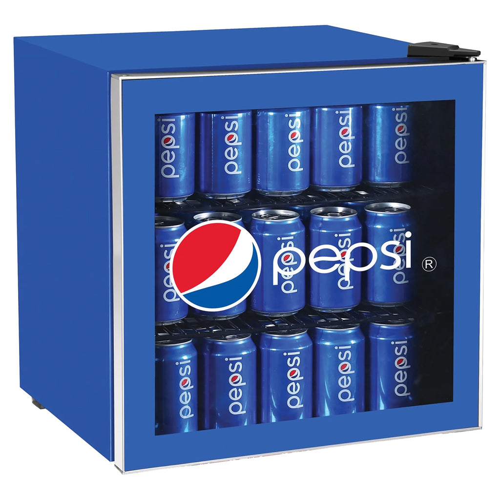 Pepsi MIS165PEP Compact Refrigerator, Blue 70 Can Capacity