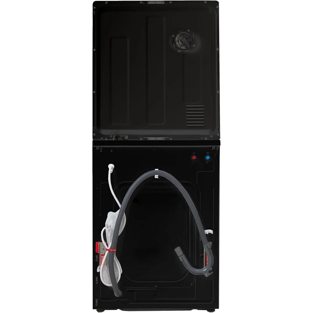 Equator Advanced Appliances Stainless Steel Washer/Compact Short Dryer in Black