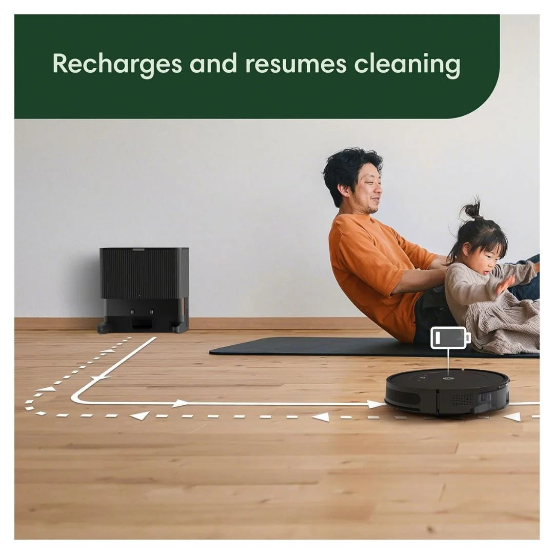iRobot Roomba Vacuum 2 Essential Robot with AutoEmpty Dock, 3 Suction Levels, Latest Floor Tracking Sensors, and Compact Design (Black)