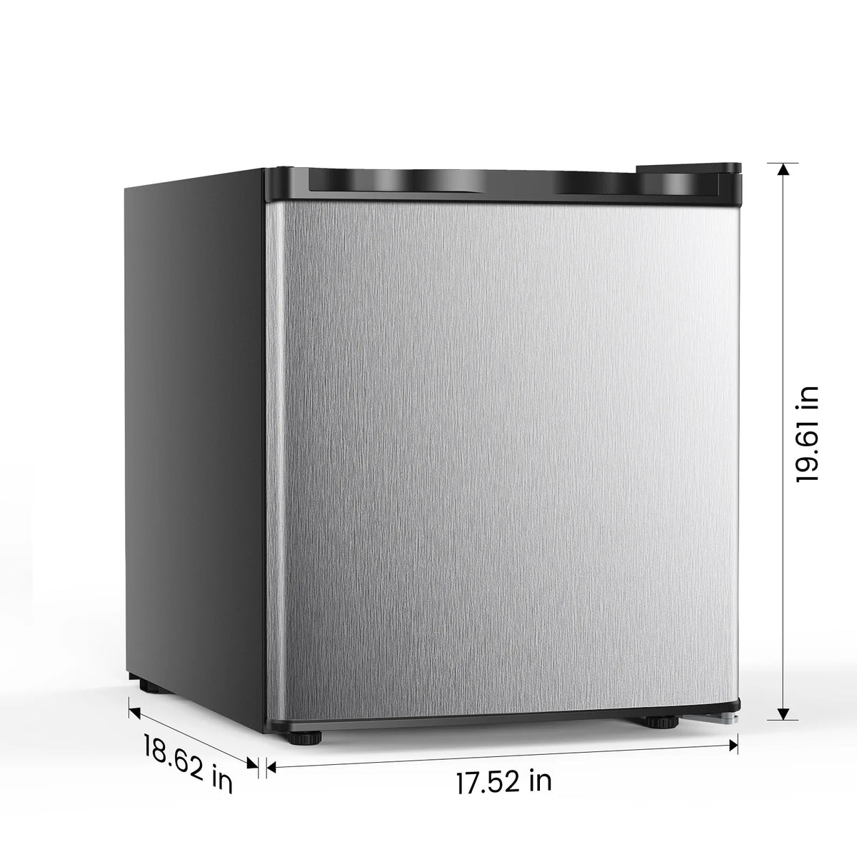 KNDKO 1.2Cu.ft Upright Freezer, Mini Freezer with Reversible Door, Perfect for Home/Office/Dorm, Black