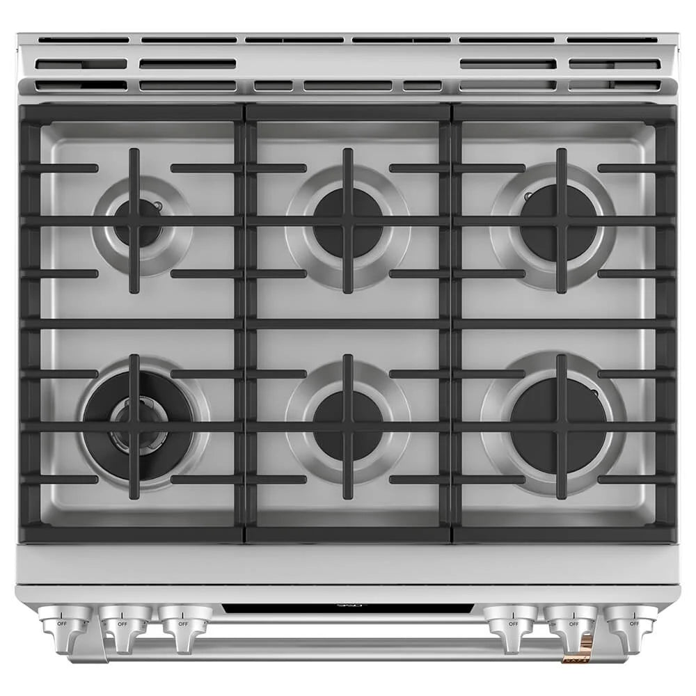 Cafe? C2S950P2MS1 7 Cu. Ft. Stainless Dual-Fuel Double Oven Range