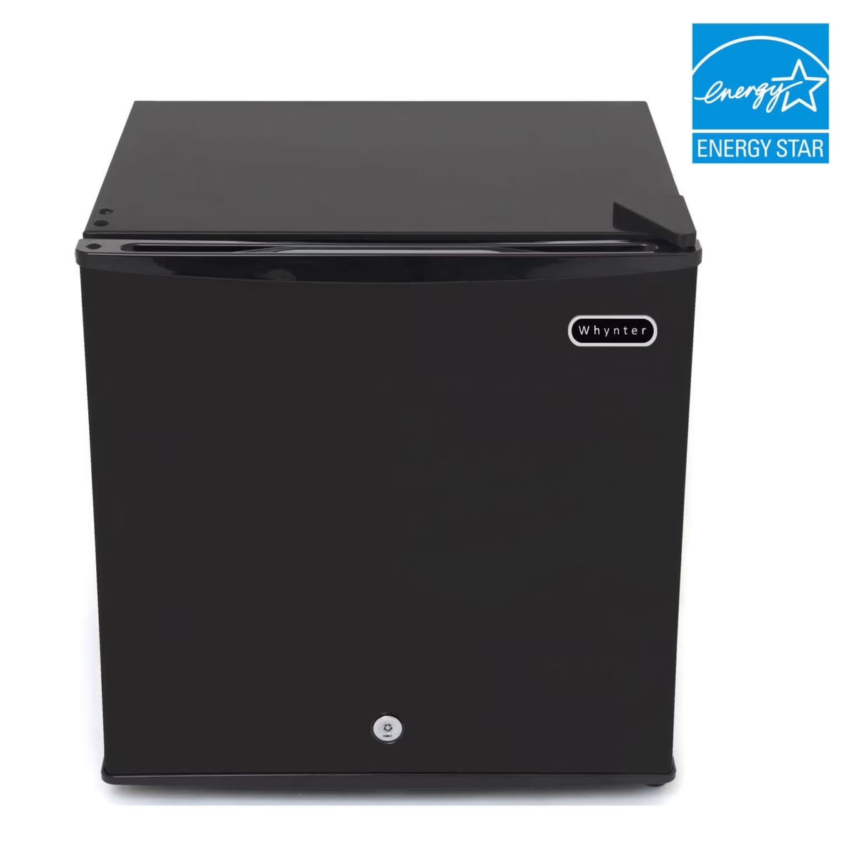 Whynter 1.1 cu ft Energy Star Upright Lockable Freezer, Black Compact Reversible Door, CUF-110B