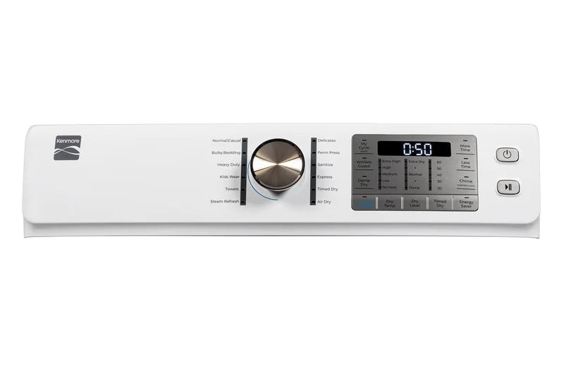 8.0 cu. ft. Gas Dryer w/ Steam - White