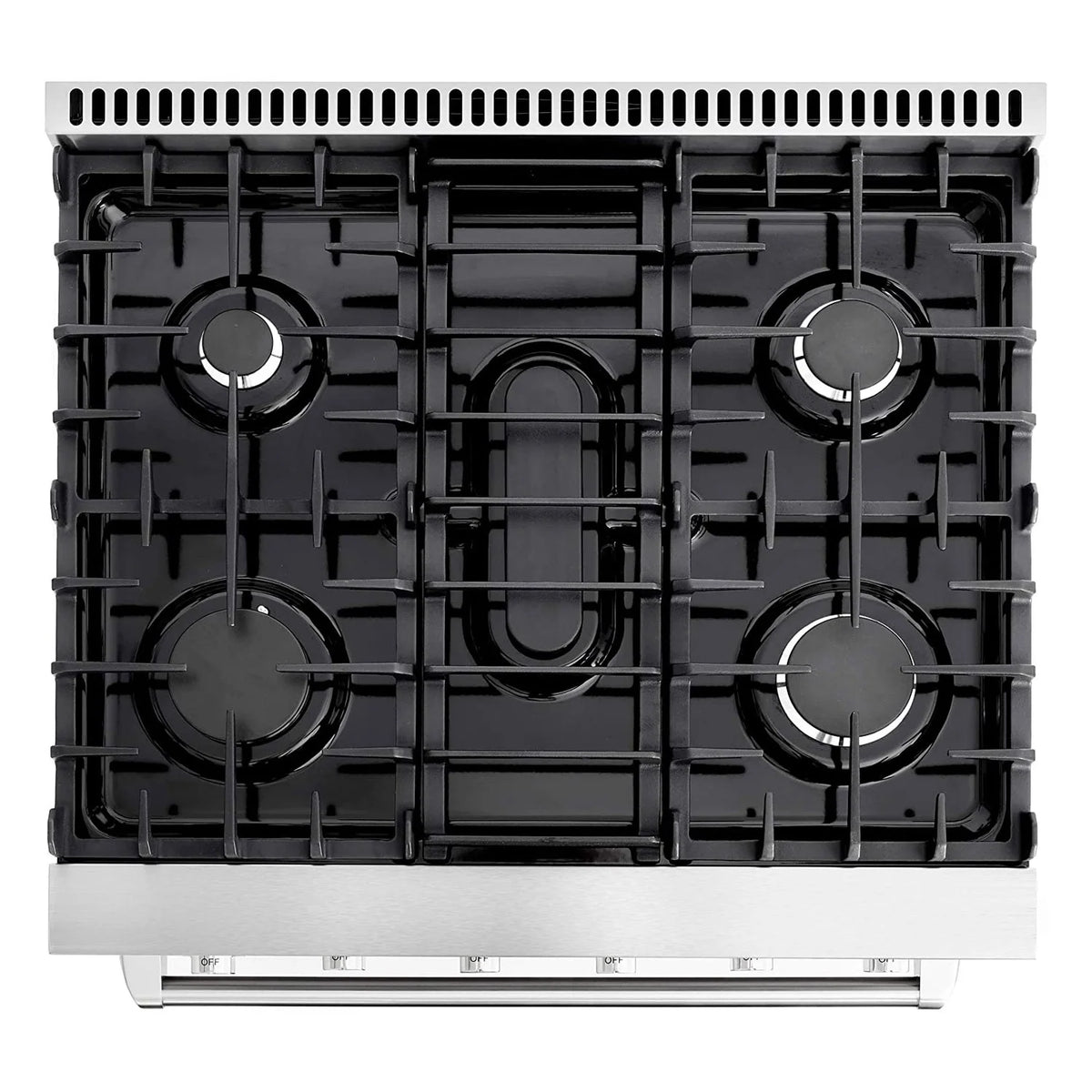 Cosmo 30 Inch 4.5 Cubic Foot Gas Range Convection Oven with 5 Italian Burners