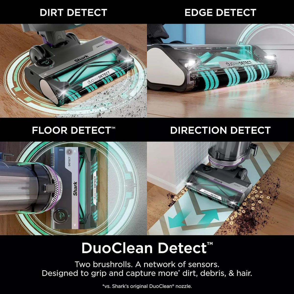 Restored Shark AZ3901 POWERDETECT Upright Vacuum Cleaner with DuoClean Technology, Odor Neutralizer Technology, Powered Lift-Away, Self Cleaning Brushroll (Refurbished)