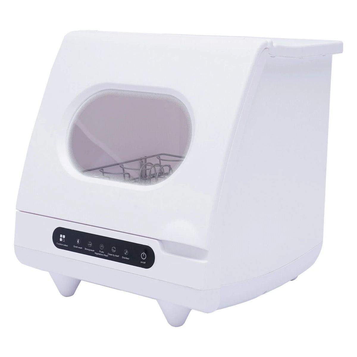 1200W Portable Countertop Mini Dishwasher Dish Washing Machine 5 Washing Program for cleaning dishes, vegetables, fruits